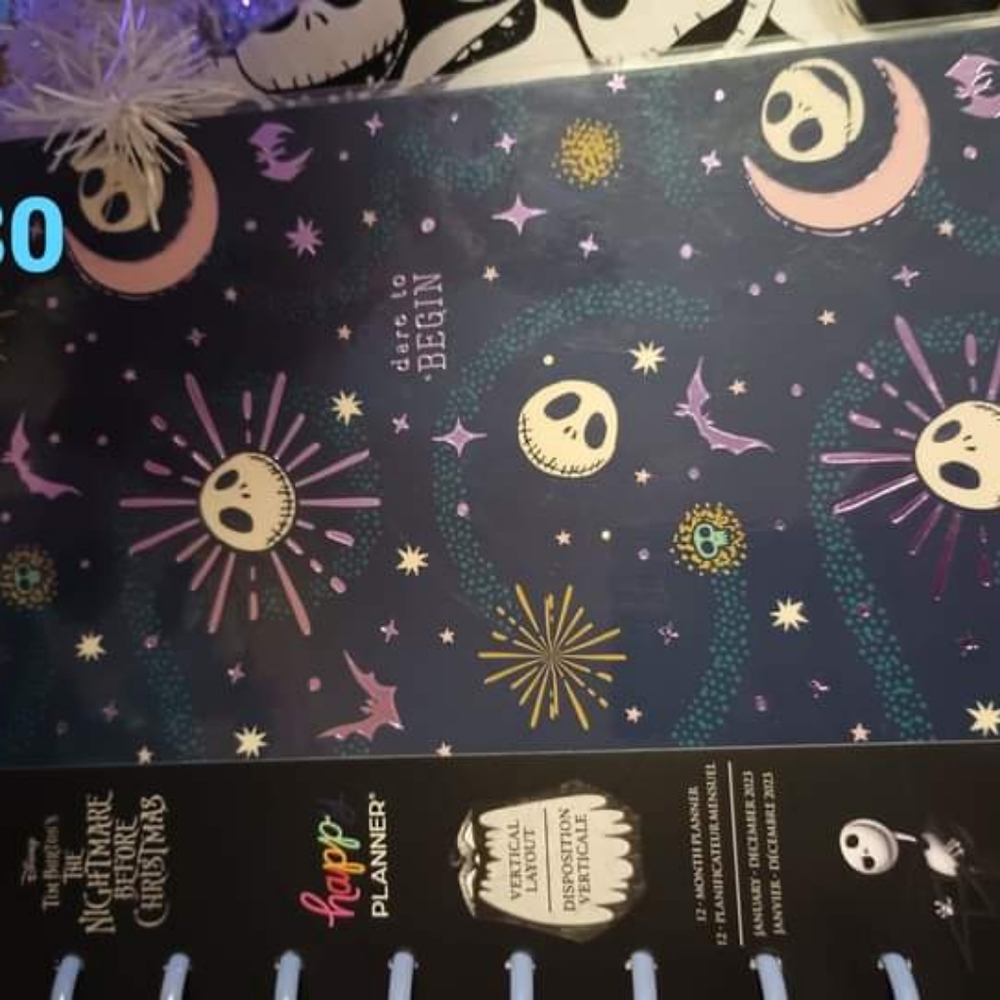 Nightmare Before Christmas 2023  monthly planner